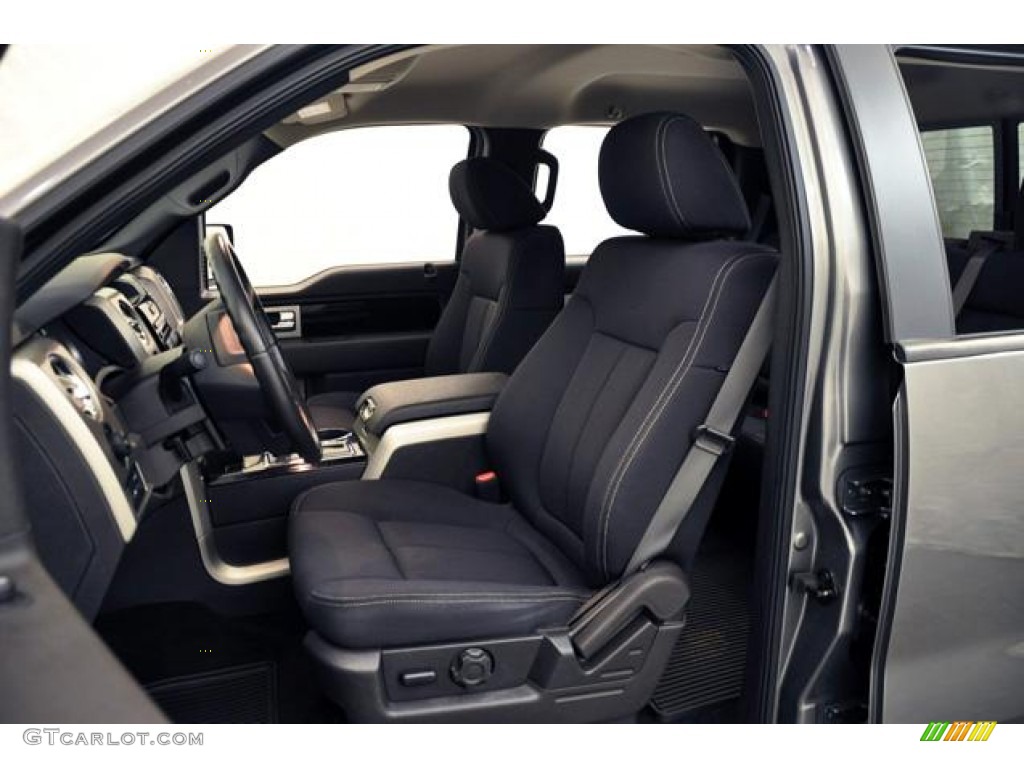 Black Interior 2010 Ford F150 FX4 SuperCrew 4x4 Photo #60141732