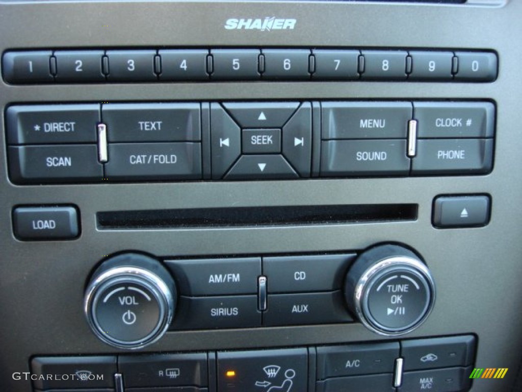 2010 Ford Mustang GT Premium Coupe Controls Photo #60141969