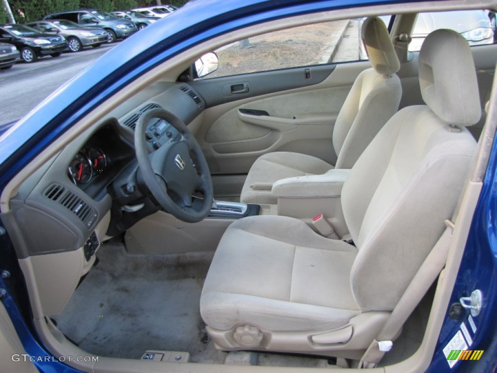 Ivory Interior 2005 Honda Civic EX Coupe Photo #60142500
