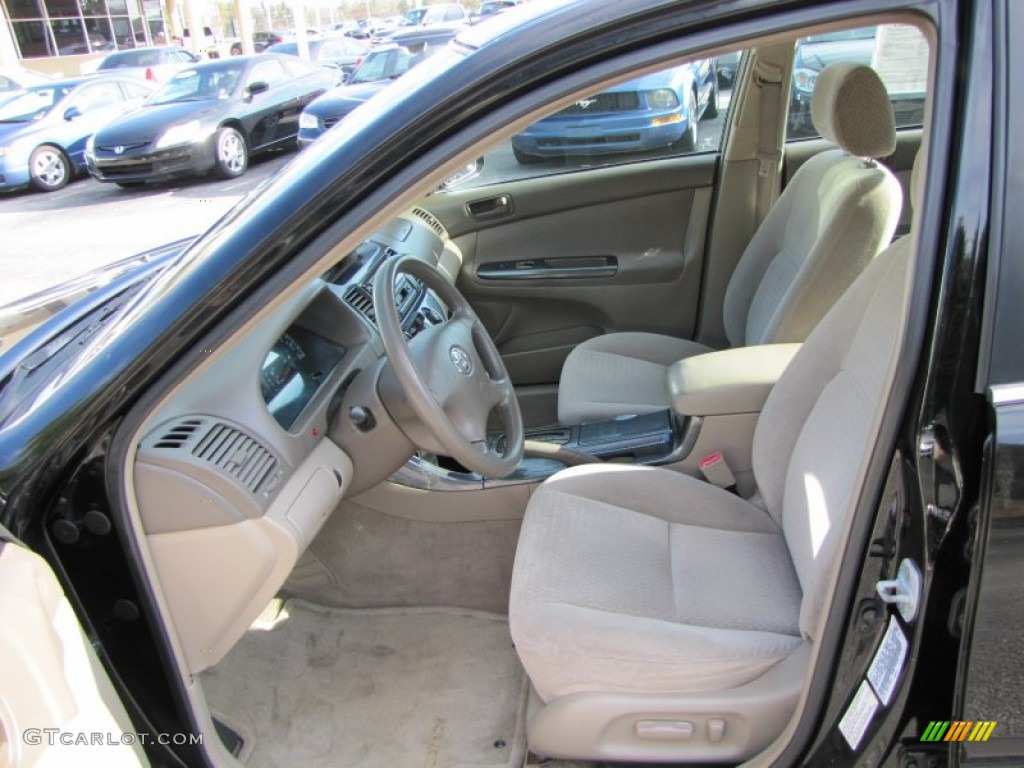 2002 Camry LE - Black / Taupe photo #6