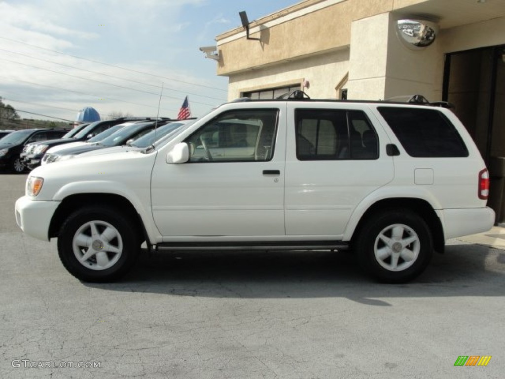2000 Pathfinder LE - Cloud White / Parchment photo #4