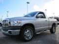 2007 Bright Silver Metallic Dodge Ram 1500 SXT Regular Cab  photo #1