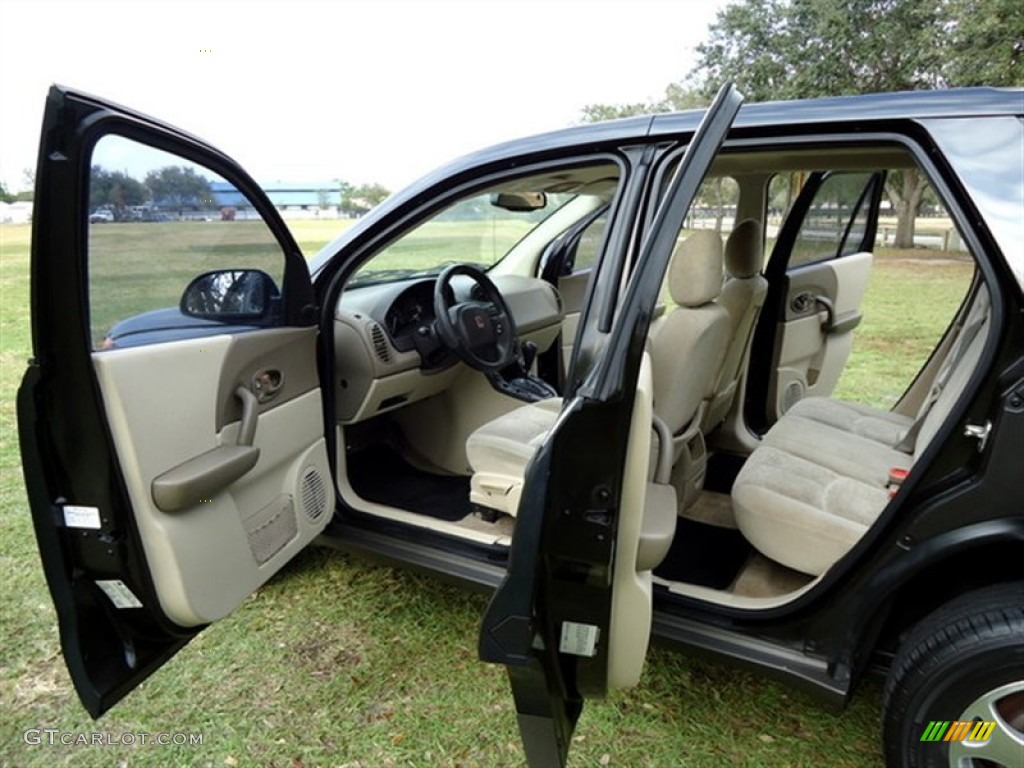 2002 VUE V6 AWD - Black Silver / Light Tan photo #9