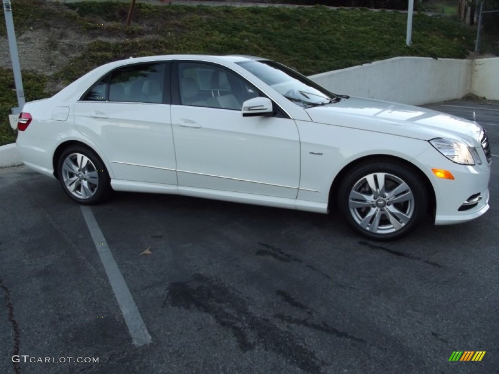 Arctic White 2012 Mercedes-Benz E 350 BlueTEC Sedan Exterior Photo #60144705