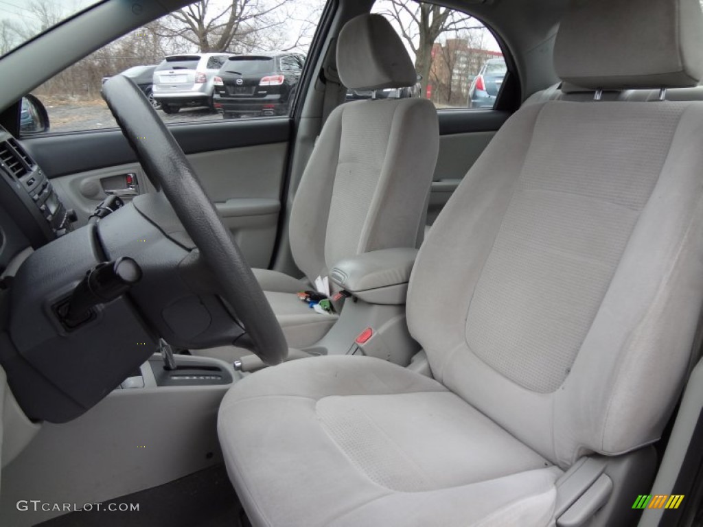 Gray Interior 2008 Kia Spectra EX Sedan Photo #60144891