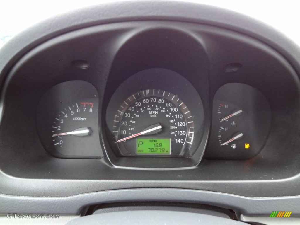 2008 Kia Spectra EX Sedan Gauges Photo #60144916