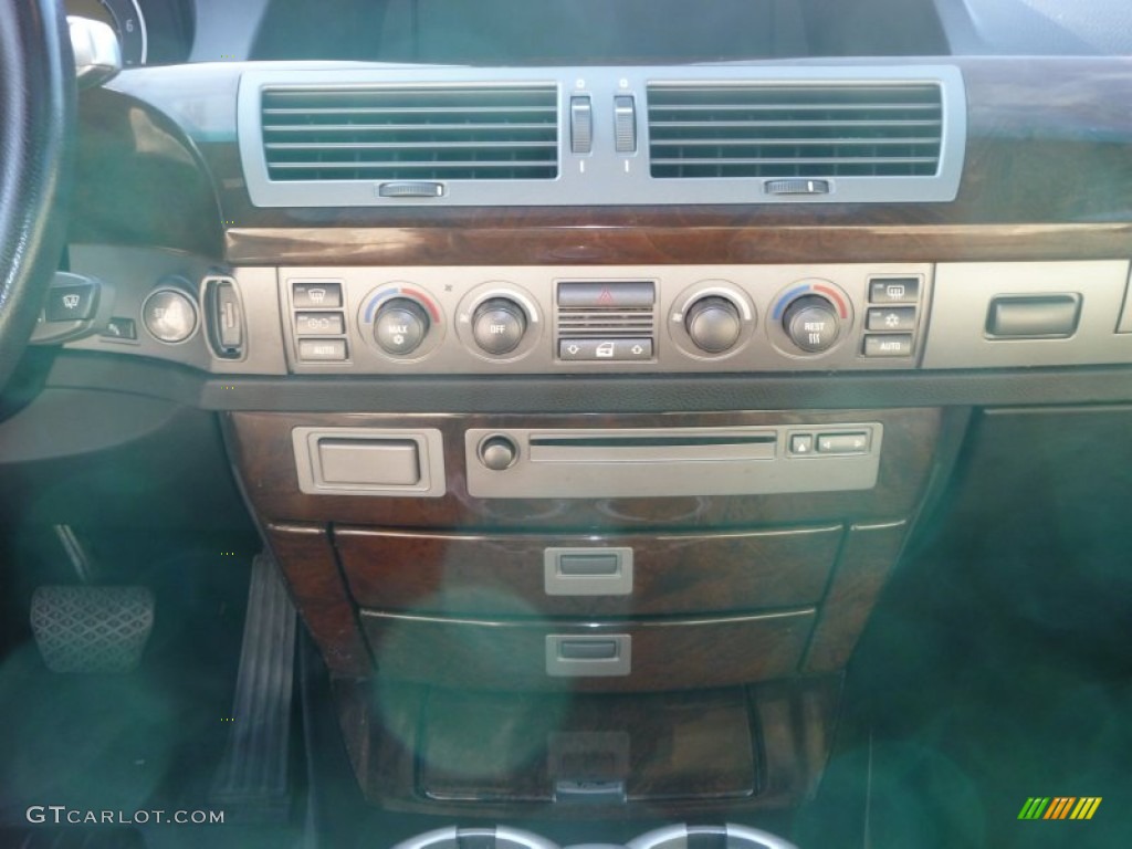 2004 7 Series 745Li Sedan - Orient Blue Metallic / Black/Creme Beige photo #20