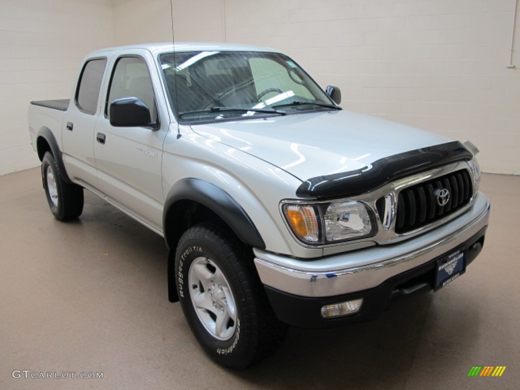 2004 Tacoma V6 TRD Double Cab 4x4 - Lunar Mist Metallic / Charcoal photo #1