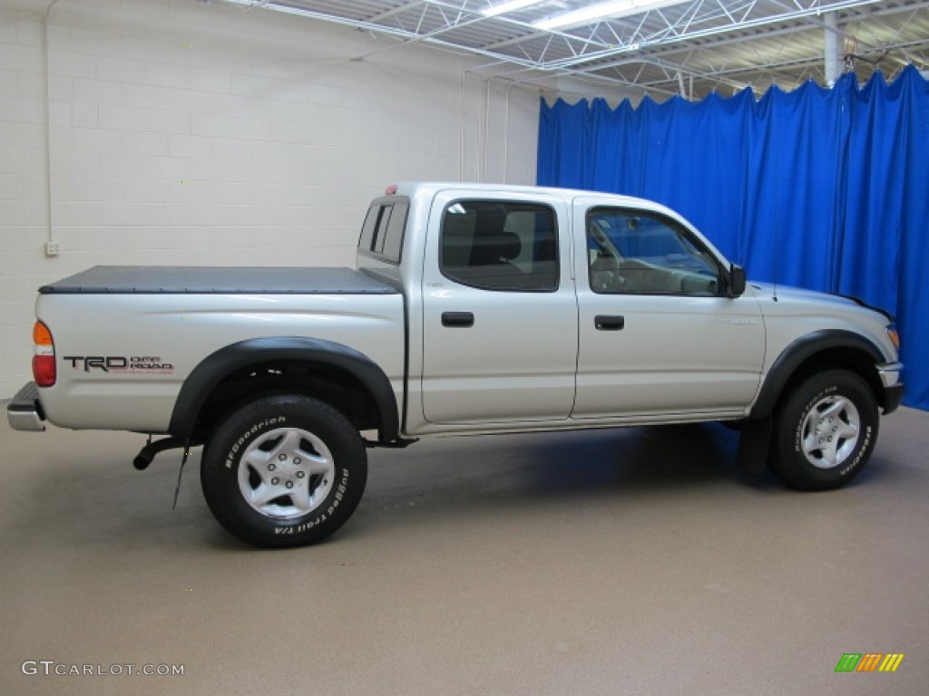 2004 Tacoma V6 TRD Double Cab 4x4 - Lunar Mist Metallic / Charcoal photo #10