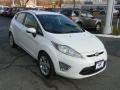 2011 Oxford White Ford Fiesta SES Hatchback  photo #1