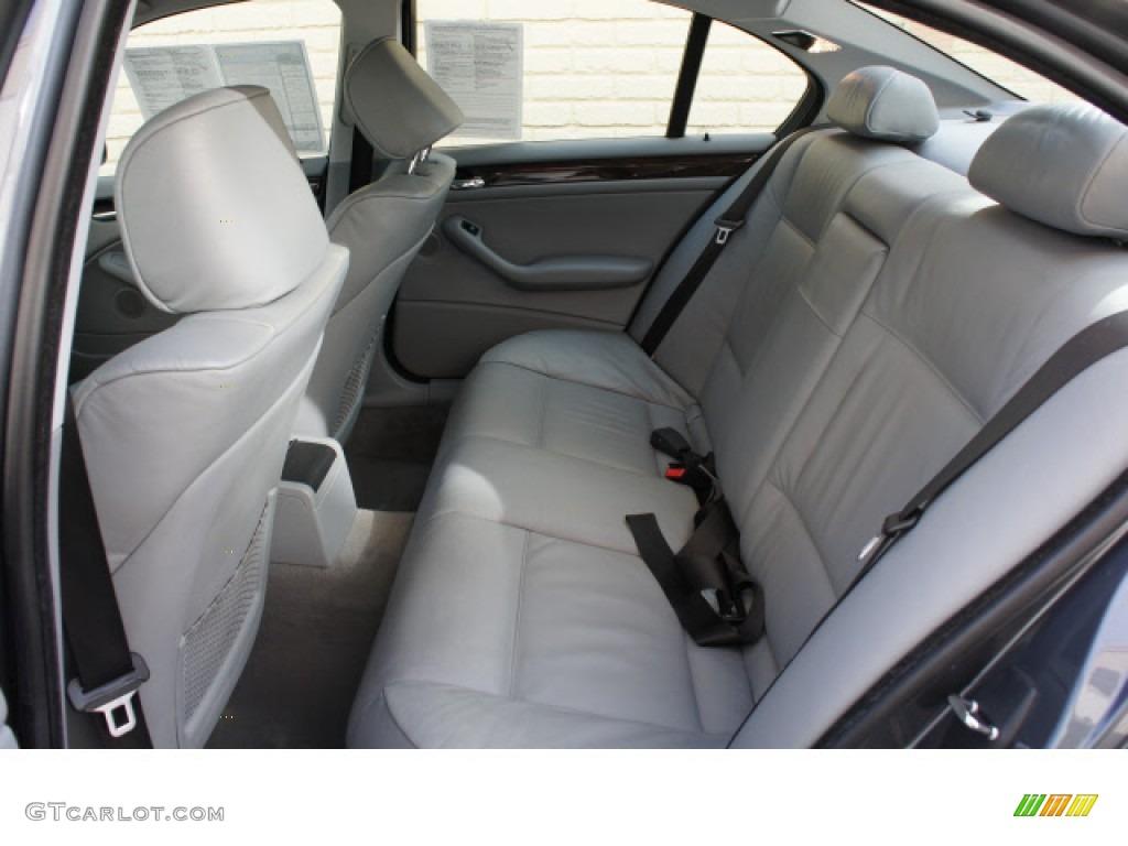 2001 3 Series 325i Sedan - Steel Blue Metallic / Grey photo #8