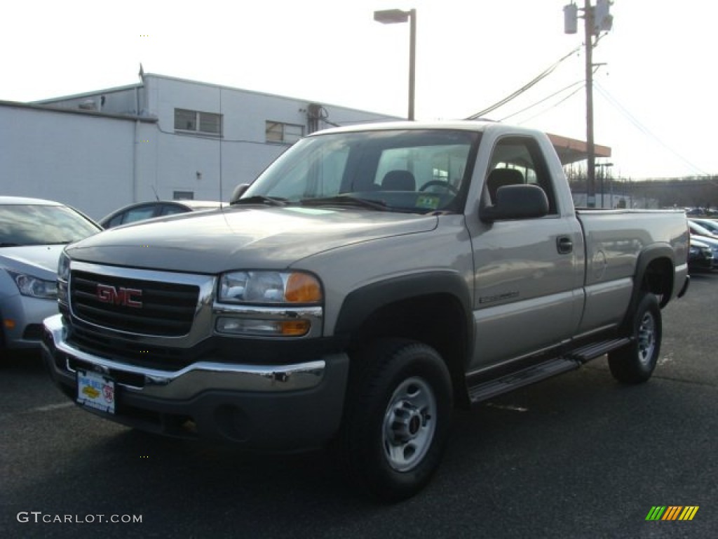 2006 Sierra 2500HD SL Regular Cab - Silver Birch Metallic / Dark Pewter photo #1