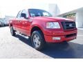 2005 Bright Red Ford F150 STX SuperCab 4x4  photo #1