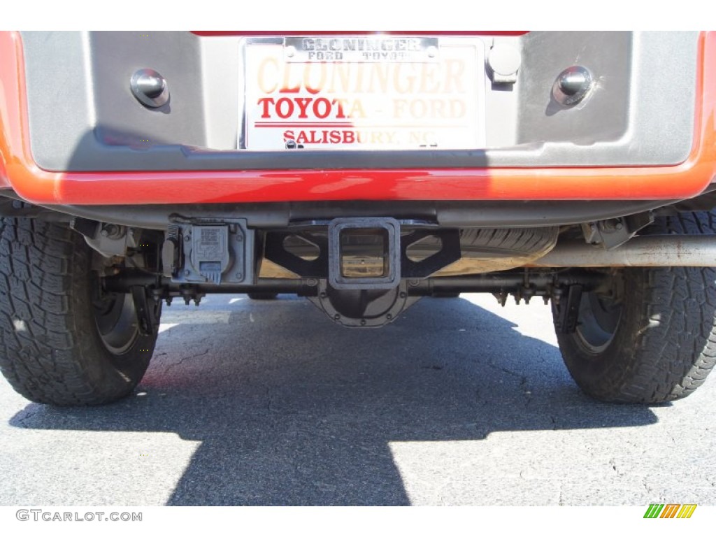 2005 F150 STX SuperCab 4x4 - Bright Red / Medium Flint Grey photo #20