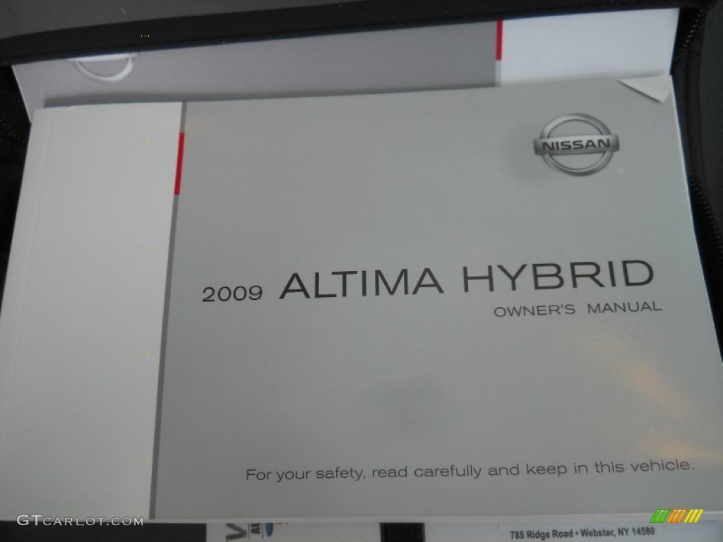 2009 Altima Hybrid - Dark Slate Metallic / Charcoal photo #20