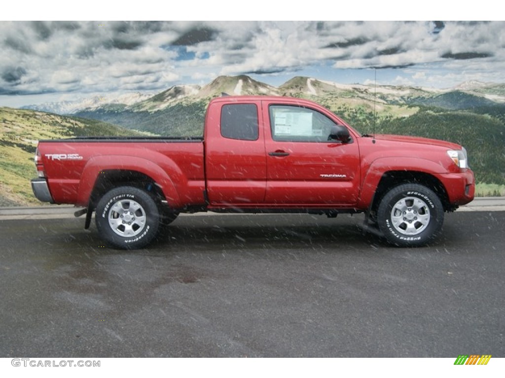 Barcelona Red Metallic 2012 Toyota Tacoma V6 TRD Access Cab 4x4 Exterior Photo #60151428