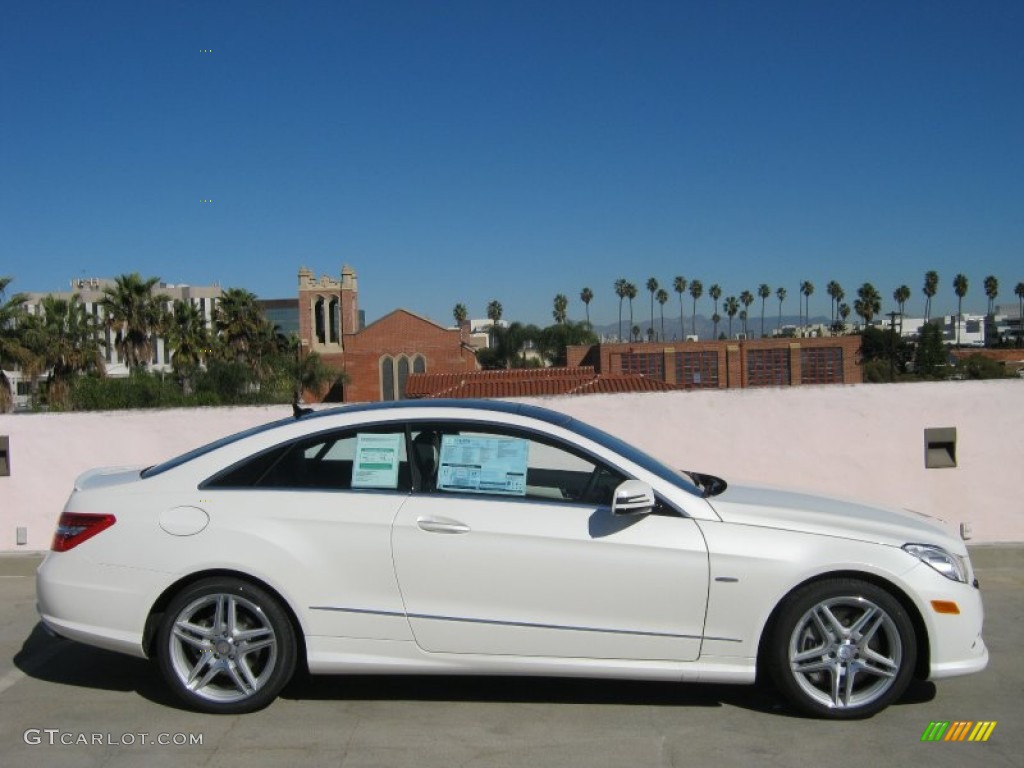 Diamond White Metallic 2012 Mercedes-Benz E 550 Coupe Exterior Photo #60151433
