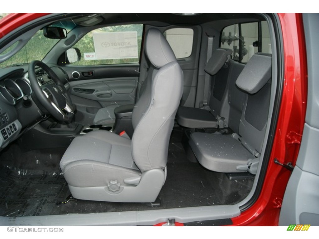 Graphite Interior 2012 Toyota Tacoma V6 TRD Access Cab 4x4 Photo #60151486
