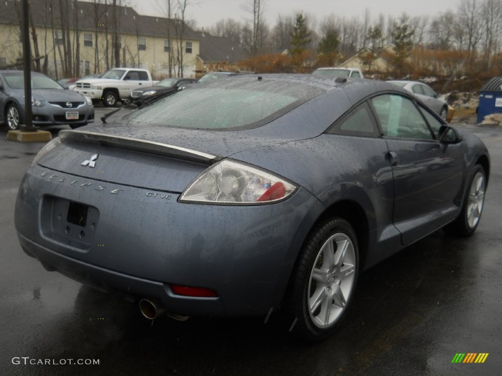 2008 Eclipse GT Coupe - Still Blue Metallic / Dark Charcoal photo #2