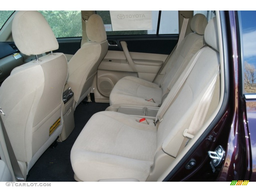 Sand Beige Interior 2012 Toyota Highlander V6 4WD Photo #60151911