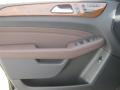 2012 Mercedes-Benz ML Auburn Brown/Black Interior Door Panel Photo