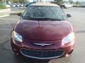 2001 Dark Garnet Red Pearlcoat Chrysler Sebring LXi Convertible  photo #9