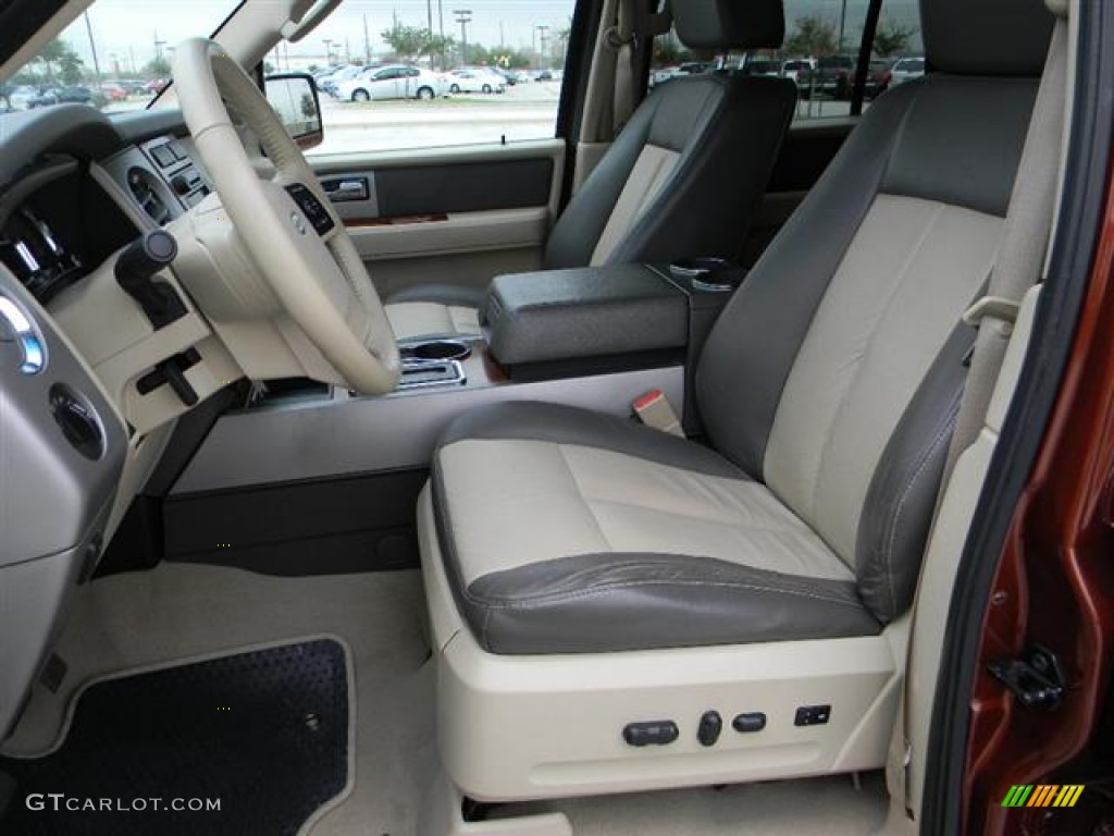 Camel/Grey Stone Interior 2007 Ford Expedition Eddie Bauer Photo #60153299