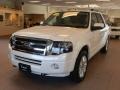 2011 White Platinum Tri-Coat Ford Expedition EL Limited 4x4  photo #2