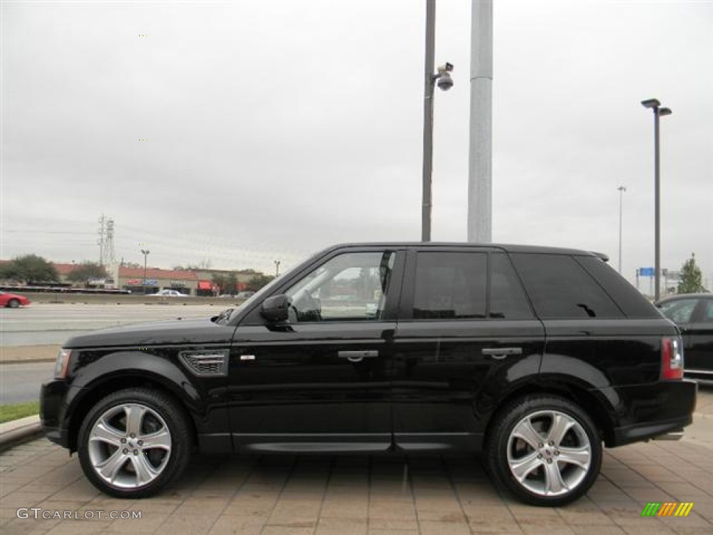 Santorini Black 2010 Land Rover Range Rover Sport Supercharged Exterior Photo #60154185