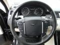 Premium Ivory/Ebony Stitching 2010 Land Rover Range Rover Sport Supercharged Steering Wheel