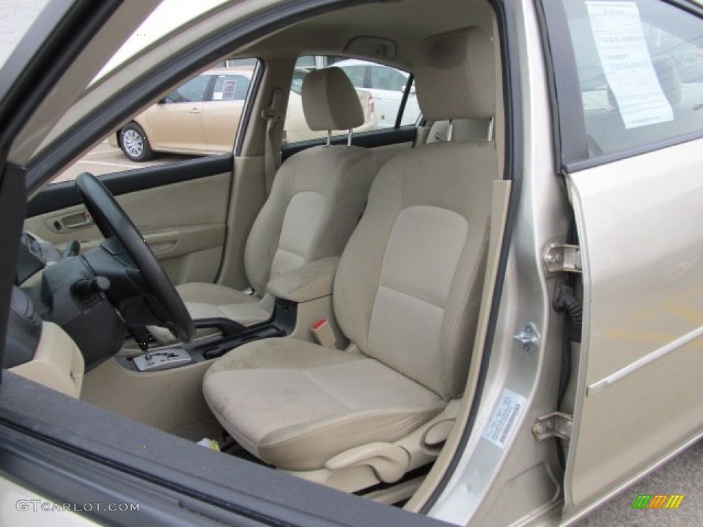 2005 MAZDA3 i Sedan - Shimmering Sand Metallic / Beige photo #12