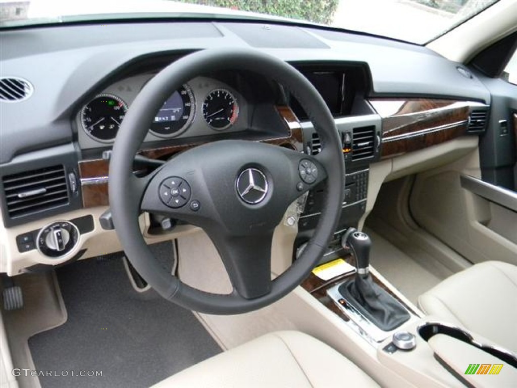 2012 Mercedes-Benz GLK 350 Almond/Black Dashboard Photo #60156300