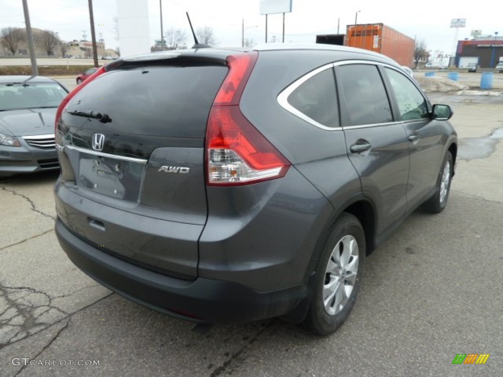 2012 CR-V EX-L 4WD - Polished Metal Metallic / Gray photo #5
