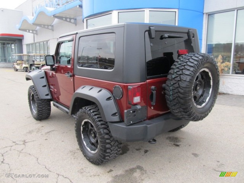 2010 Wrangler Sport 4x4 - Red Rock Crystal Pearl / Dark Slate Gray/Medium Slate Gray photo #5