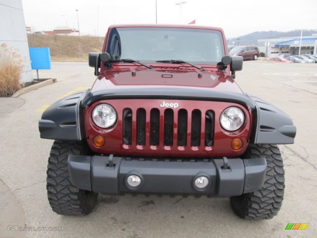 2010 Wrangler Sport 4x4 - Red Rock Crystal Pearl / Dark Slate Gray/Medium Slate Gray photo #11