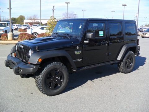 2012 Jeep Wrangler Unlimited Call of Duty: MW3 Edition 4x4 Data, Info and Specs
