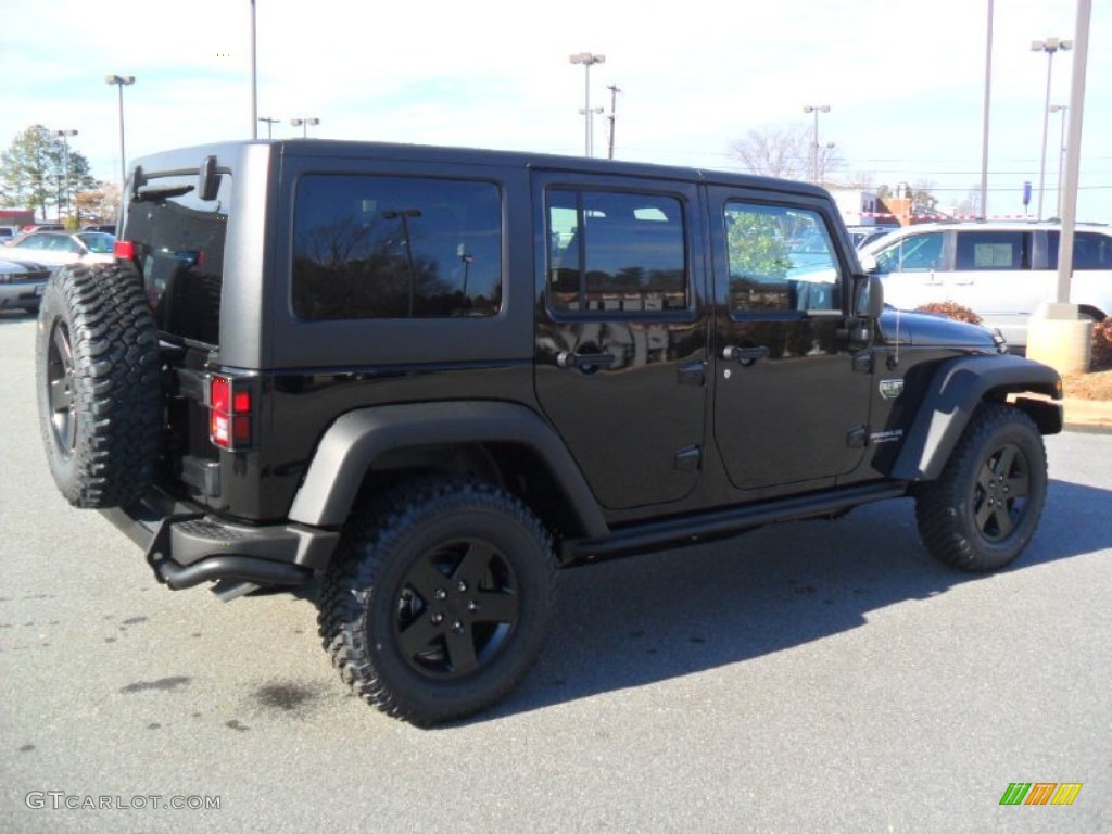 Black 2012 Jeep Wrangler Unlimited Call of Duty: MW3 Edition 4x4 Exterior Photo #60158112