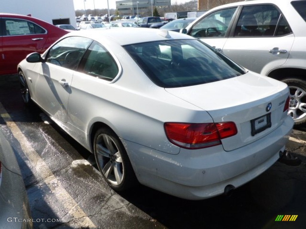 2008 3 Series 335i Coupe - Alpine White / Black photo #3