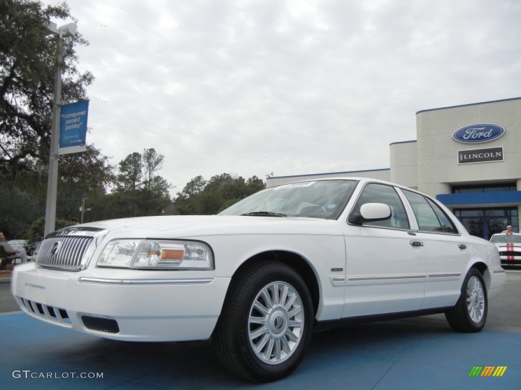 2011 Grand Marquis LS Ultimate Edition - Vibrant White / Light Camel photo #1