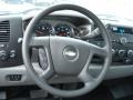 Dark Titanium 2012 Chevrolet Silverado 3500HD WT Regular Cab Stake Truck Steering Wheel