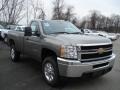 2012 Graystone Metallic Chevrolet Silverado 3500HD LT Regular Cab 4x4  photo #4