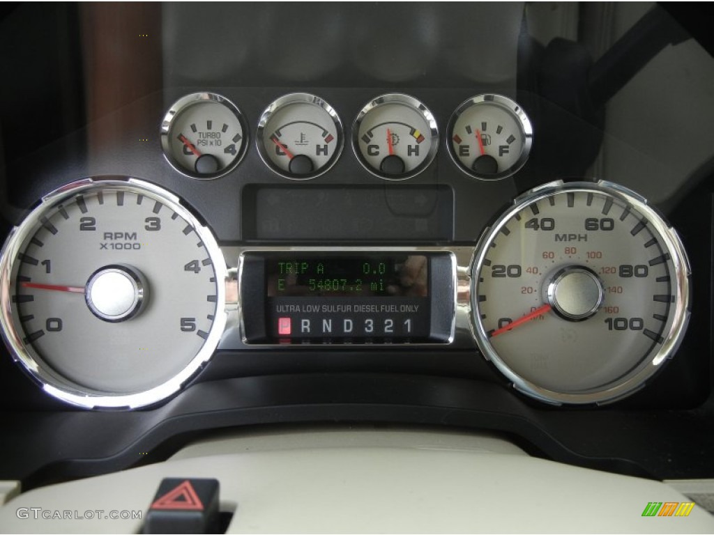 2008 Ford F350 Super Duty Lariat Crew Cab 4x4 Dually Gauges Photo #60159819