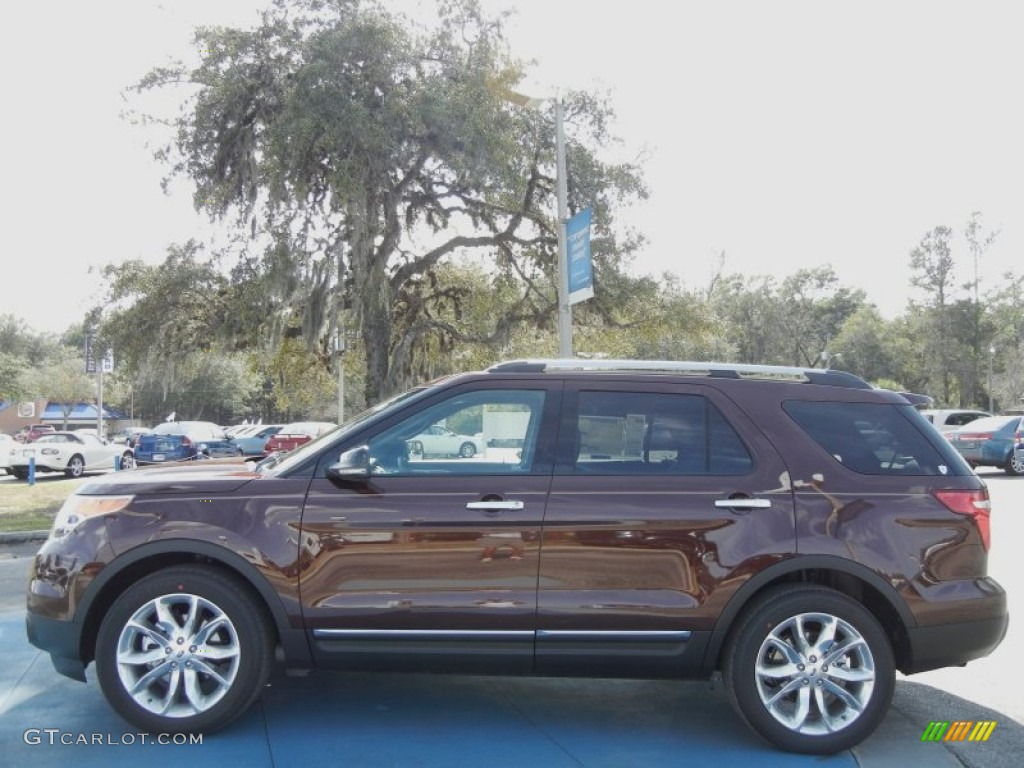 2012 Explorer XLT - Cinnamon Metallic / Medium Light Stone photo #2