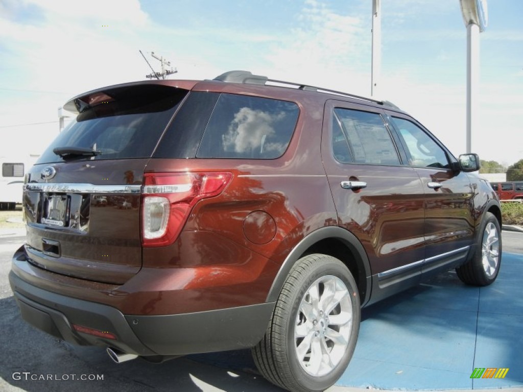 2012 Explorer XLT - Cinnamon Metallic / Medium Light Stone photo #3