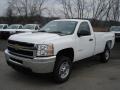 2012 Summit White Chevrolet Silverado 2500HD Work Truck Regular Cab 4x4  photo #2