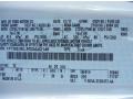 YZ: Oxford White 2012 Ford E Series Van E350 Cargo Color Code