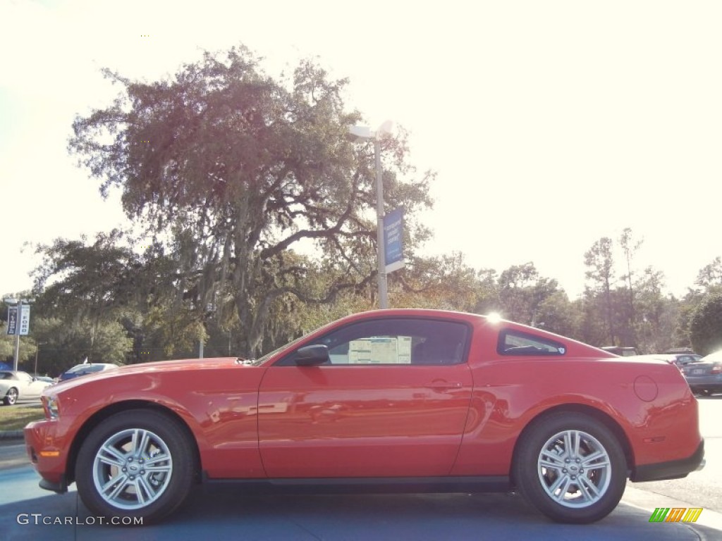 2012 Mustang V6 Coupe - Race Red / Charcoal Black photo #2