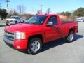 Victory Red 2007 Chevrolet Silverado 1500 LT Regular Cab 4x4