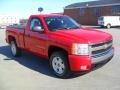 Victory Red - Silverado 1500 LT Regular Cab 4x4 Photo No. 2