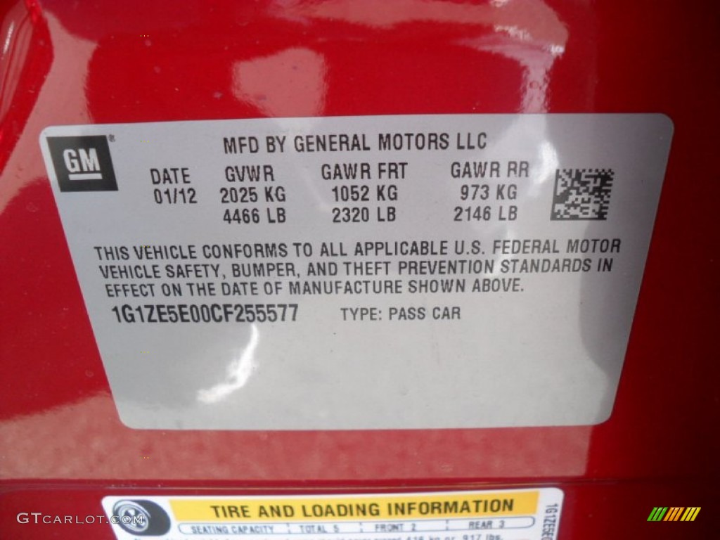 2012 Malibu LTZ - Crystal Red Tintcoat / Cocoa/Cashmere photo #6